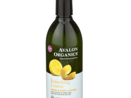 Avalon Organics - Lotion Hand & Body Lemon, 12 oz - Pack of 1 For Cheap