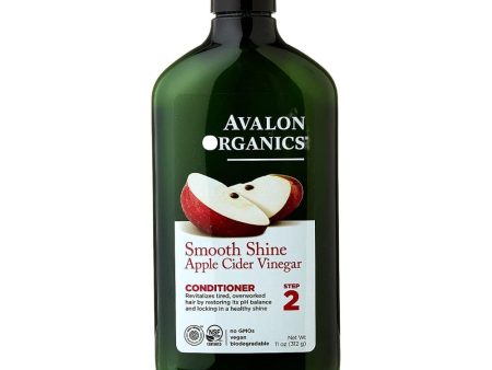 Avalon Organics - Smoothing Apple Cider Vinegar Conditioner, 11 oz For Discount