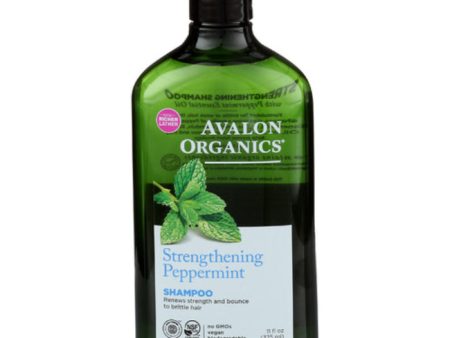 Avalon Organics - Shampoo Peppermint, 11 oz - Pack of 1 Discount