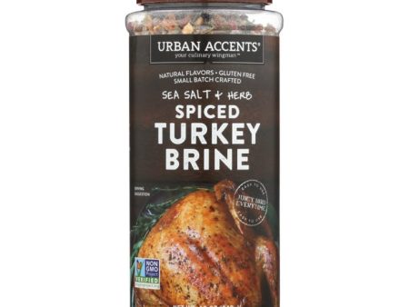 Urban Accents Sea Salt + Herb Spiced Turkey Brine, 12 OZ

 | Pack of 6 For Sale