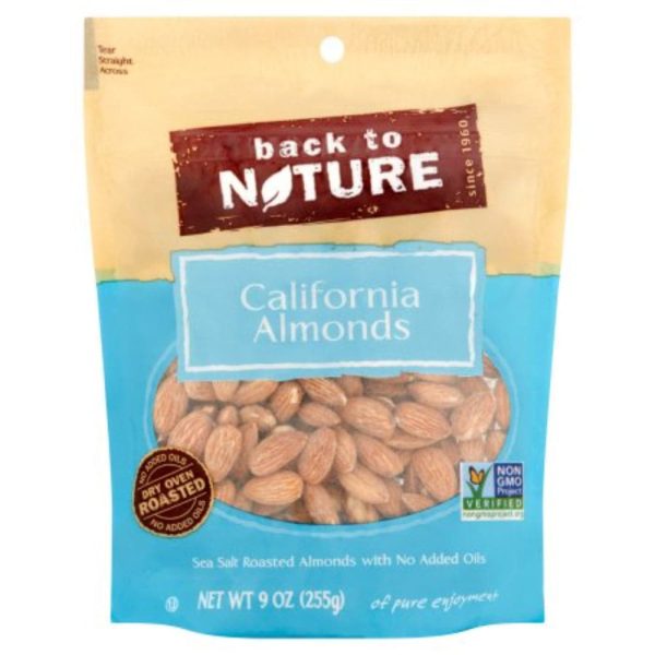 Back To Nature - Sea Salt Roasted California Almonds, 9 oz Cheap