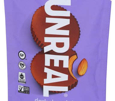 Unreal Choc Dk Almond Butter Cup 3.2 Oz - (Pack of 6) Fashion