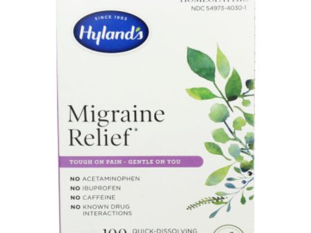 Hyland - Migraine Pain Relief Tb 100 Tb - Pack Of 1 Online now