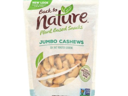 Back To Nature - Jumbo Sea Salt Cashews, 9 oz Online now