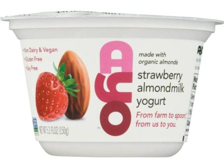 Ayo Foods - Organic Almond Strawberry Milk Yogurt, 5.3 oz Online now