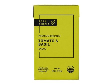 Born Simple - Tomato & Basil Organic, 18 oz - Pack of 8 Online now