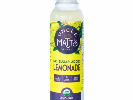 Uncle Matt s Organic - Lemonade No Sugar Added, 12fo | Pack of 6 Discount