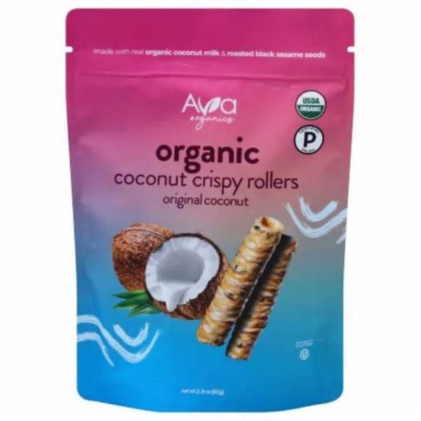 Ava Organics - Coconut Crispy Rollers Original, 14.1 oz Online