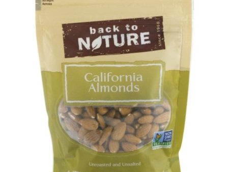 Back To Nature - Unsalted & Unroasted California Almonds, 9 oz Online Hot Sale