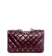 Chanel Perfect Edge Flap Burgundy with Silver Hardware Handbag Hot on Sale