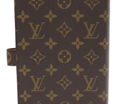 LOUIS VUITTON Monogram Agenda MM Day Planner Cover R20105 LV Auth 49501 Fashion