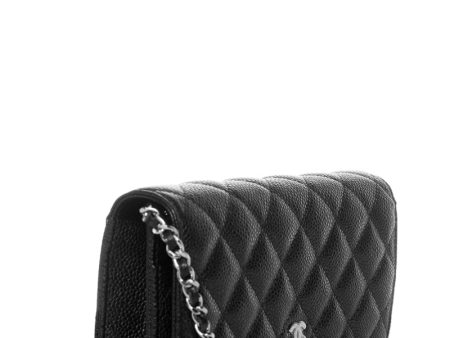 Chanel Black Caviar SHW  WOC Hot on Sale