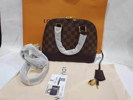 Louis Vuitton Alma BB Damier Ebène Handbag For Sale