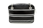 Chanel 2019 Black & White  La Pausa  Coated Canvas Cross-Body Supply