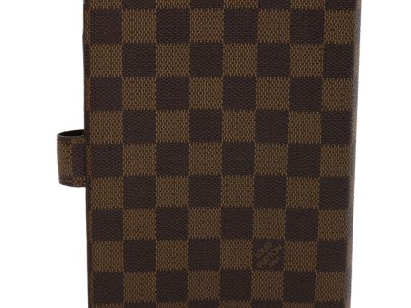 LOUIS VUITTON Damier Ebene Agenda MM Day Planner Cover R20240 LV  48078 Cheap