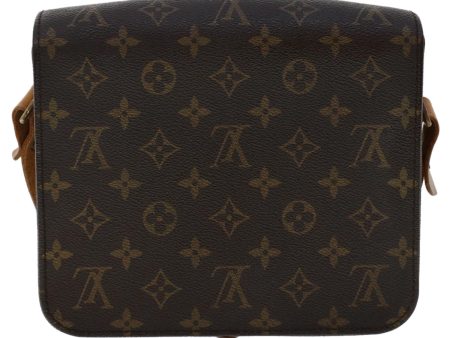 LOUIS VUITTON Monogram Cartouchiere MM Shoulder Bag M51253 LV  rd5518 For Sale