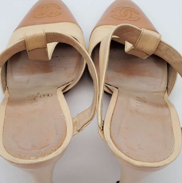 Chanel Cream Shoes   Sandal Cheap