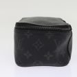 LOUIS VUITTON Monogram Eclipse Cube de Langemont PM Pouch M44697 LV Auth 49197 Cheap