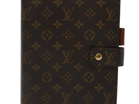 LOUIS VUITTON Monogram Agenda GM Day Planner Cover R20006 LV Auth 46844 For Sale