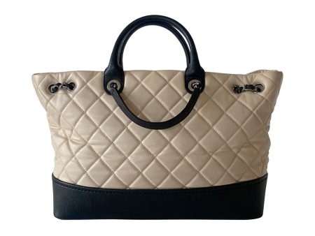 Chanel Quilted Shopper Tote Bag Fashion