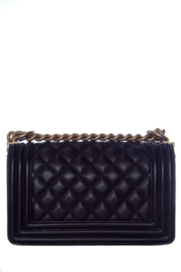 Chanel Black Small Boy Bag GHW Handbag Online