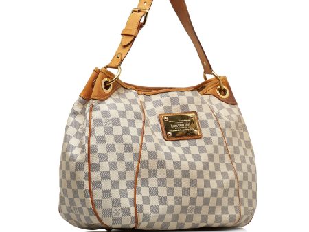 LOUIS VUITTON Damier Azur Galliera PM Shoulder Bag on Sale