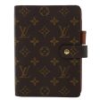 LOUIS VUITTON Monogram Agenda MM Day Planner Cover R20105 LV  yk7818 Online now