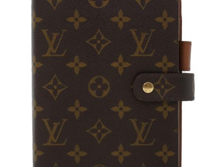 LOUIS VUITTON Monogram Agenda MM Day Planner Cover R20105 LV  yk7818 Online now