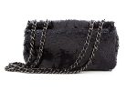 Chanel Black Sequin 2013 14 Single Flap Handbag Online now