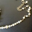 Chanel White Pearl Long Necklace For Cheap