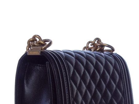 Chanel Black Small Boy Bag GHW Handbag Online