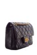 Chanel Black Quilted Soft Lamb Skin 2.55 Mini AGHW Handbag on Sale