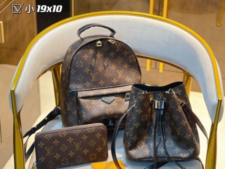 Louis Vuitton backpack Handbag  set of 3 on Sale