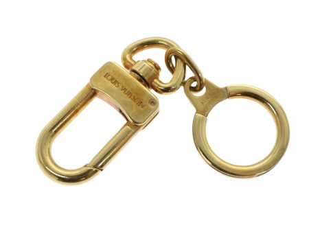 LOUIS VUITTON Anneau Cles Key Holder Metal Gold Tone LV Auth 49318 Discount