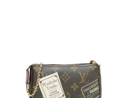 Louis Vuitton Monogram Travel Stamp Mini Pochette Accessoires Online Hot Sale