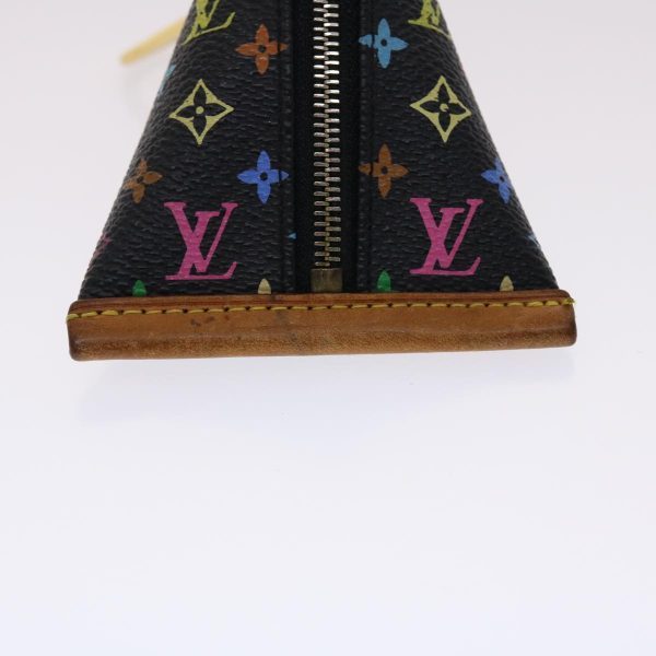 LOUIS VUITTON Monogram Multicolor Berlingo Coin Purse Black M58029 LV  48390 Fashion