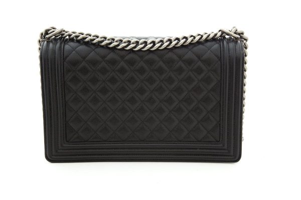 Chanel Black Black 2020 Medium Boy Bag Discount