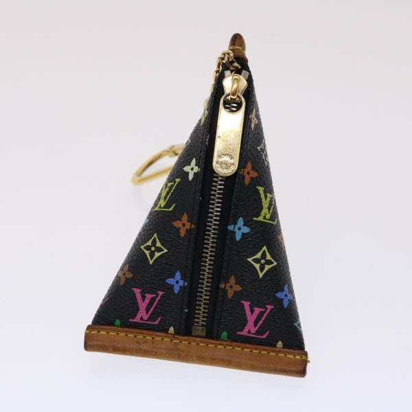 LOUIS VUITTON Monogram Multicolor Berlingo Coin Purse Black M58029 LV  48390 Fashion