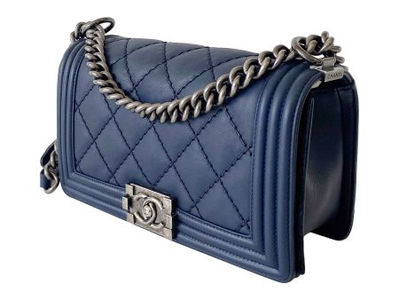 Chanel Medium Quilted Leather Boy Bag Supply