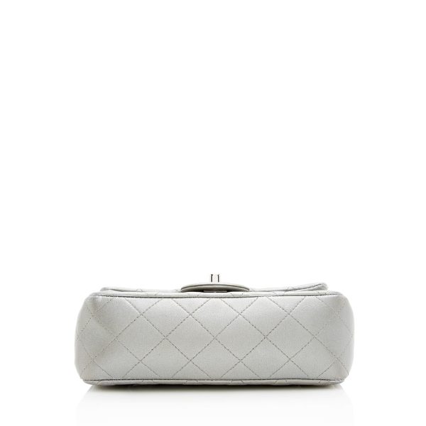 Chanel Metallic Lambskin Rectangular Mini Flap Bag (SHF-20482) Cheap