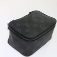 LOUIS VUITTON Monogram Eclipse Cube de Langemont PM Pouch M44697 LV Auth 49197 Cheap