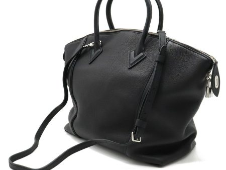 LOUIS VUITTON Parnasea Lockit MM Tote Bag Shoulder Vaux Casimir Leather Noir Black M94592 Cheap