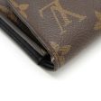 LOUIS VUITTON Monogram Portefeuille Flower Trifold Wallet Noir Black M62578 Fashion