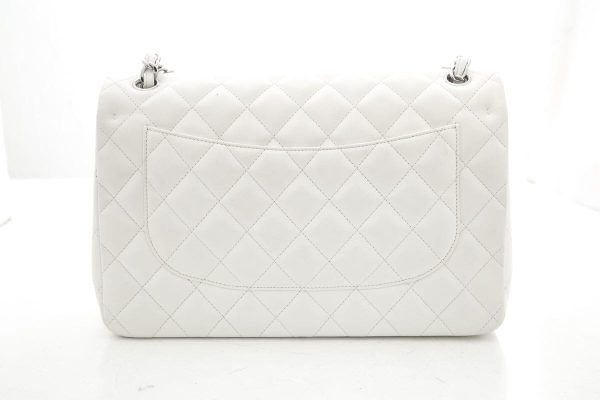 Chanel Jumbo Classic Double Flap Creme Quilted Calfskin Shoulder Bag Hot on Sale