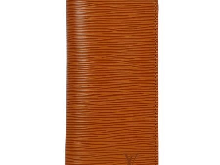 Louis Vuitton Brown Epi Glasses Case Pouch Small Good on Sale