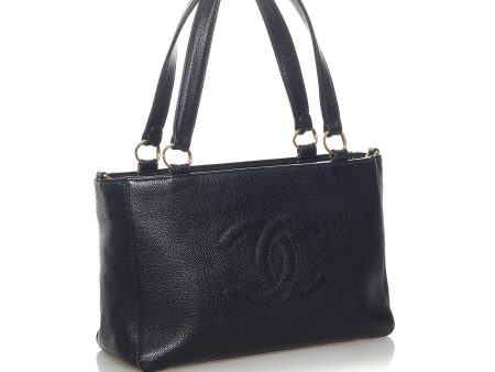 Chanel CC Caviar Leather Tote Bag (SHG-33417) Supply