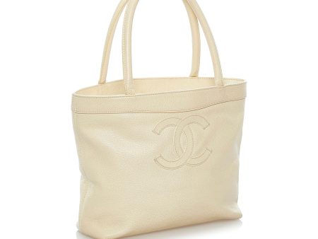 Chanel CC Caviar Leather Tote Bag (SHG-32116) Cheap