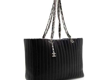 Chanel Lambskin Mademoiselle Large Tote (SHF-20897) Sale