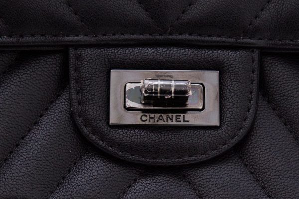 Chanel 2.55 Reissue 2016-2017   SO Black  Chevron Handbag Sale