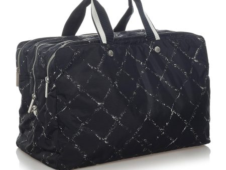 Chanel Old Travel Line Nylon Handbag (SHG-33020) Discount